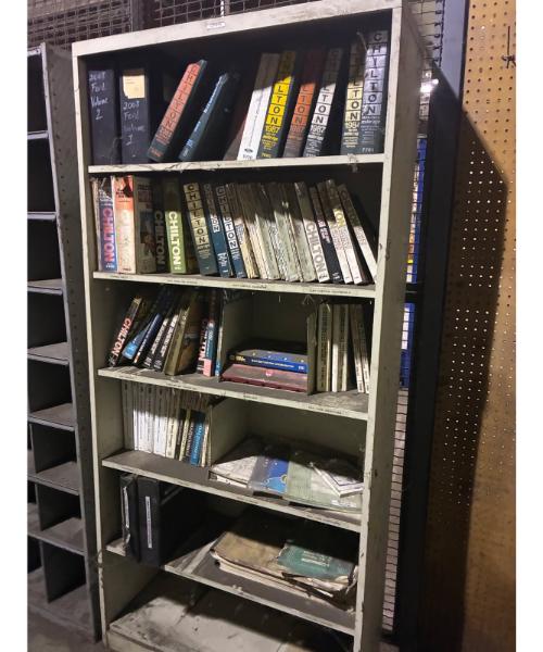 Technical Manual Collection (40+) with Cabinet